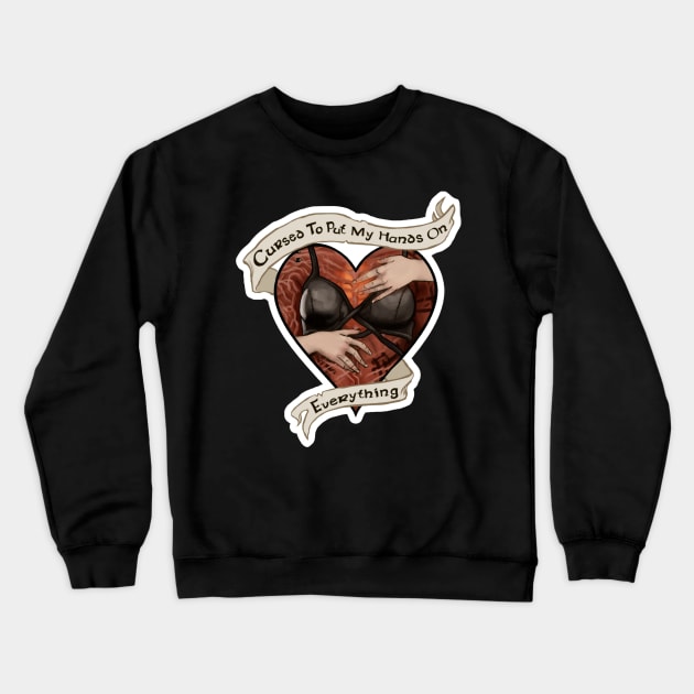 Cursed Barbarian Crewneck Sweatshirt by MonsteressJace